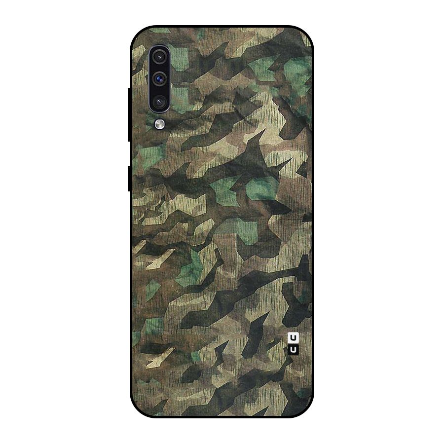 Rugged Army Metal Back Case for Galaxy A50s
