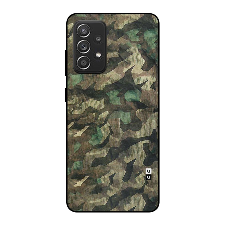 Rugged Army Metal Back Case for Galaxy A52s 5G