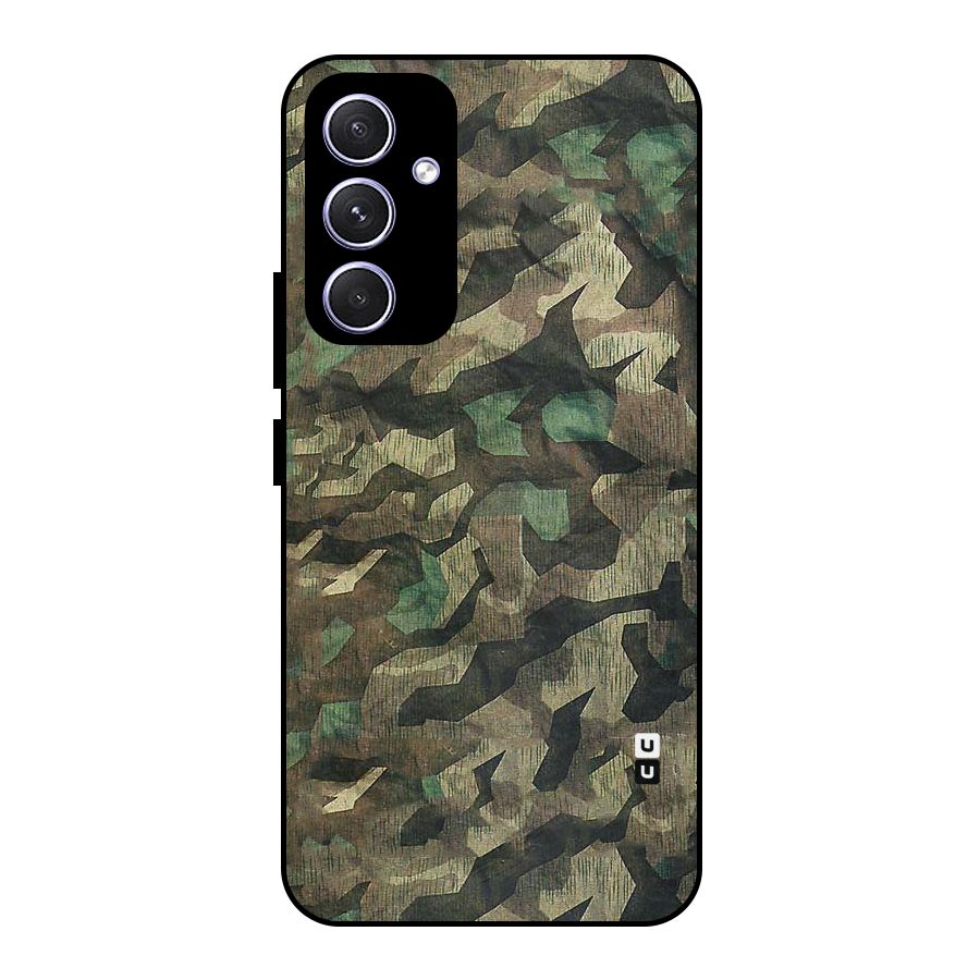 Rugged Army Metal Back Case for Galaxy A54