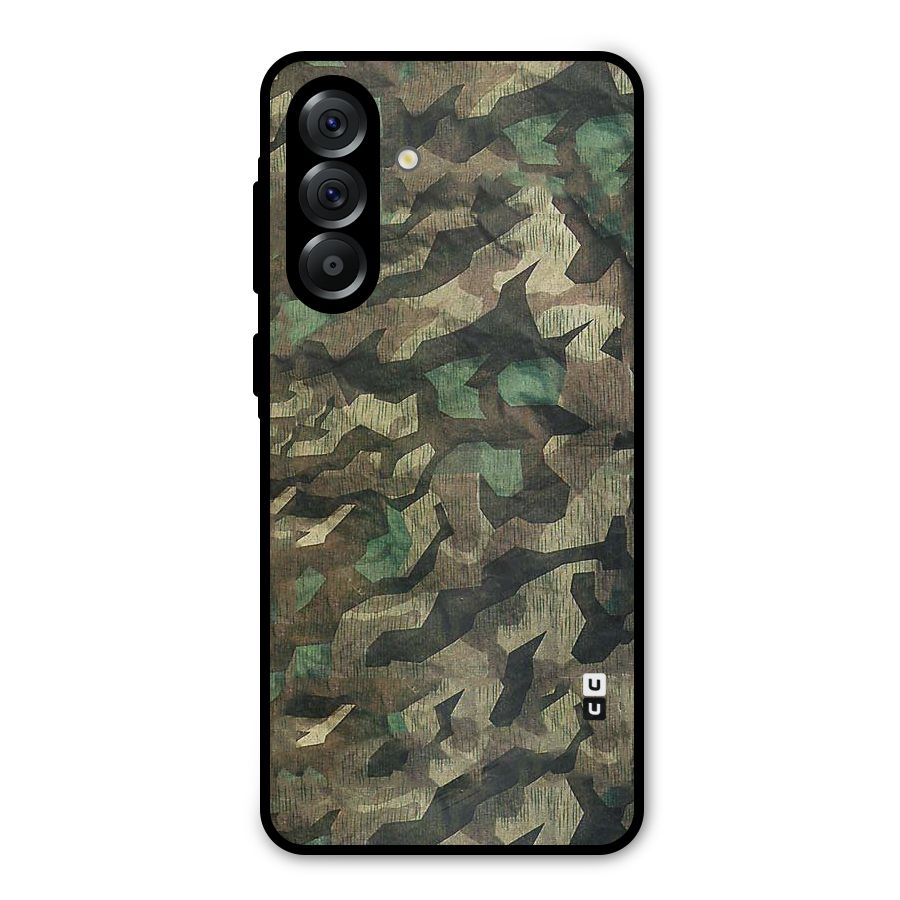 Rugged Army Metal Back Case for Galaxy A56