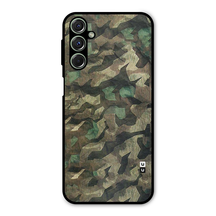 Rugged Army Metal Back Case for Galaxy F34