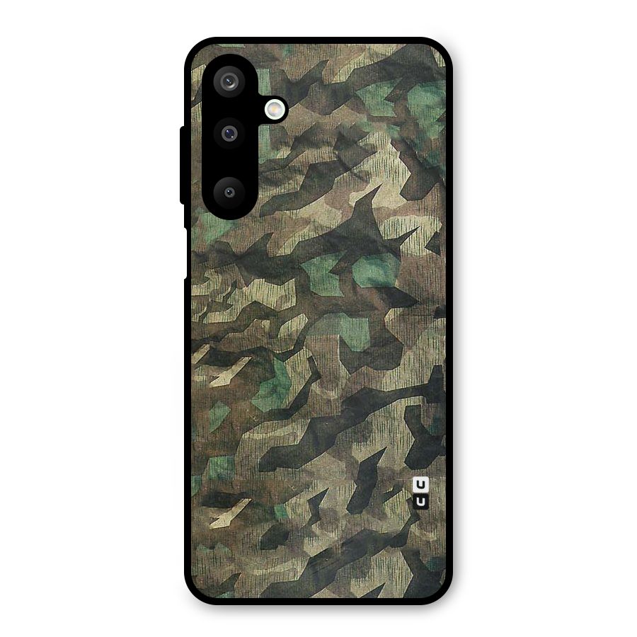 Rugged Army Metal Back Case for Galaxy M16