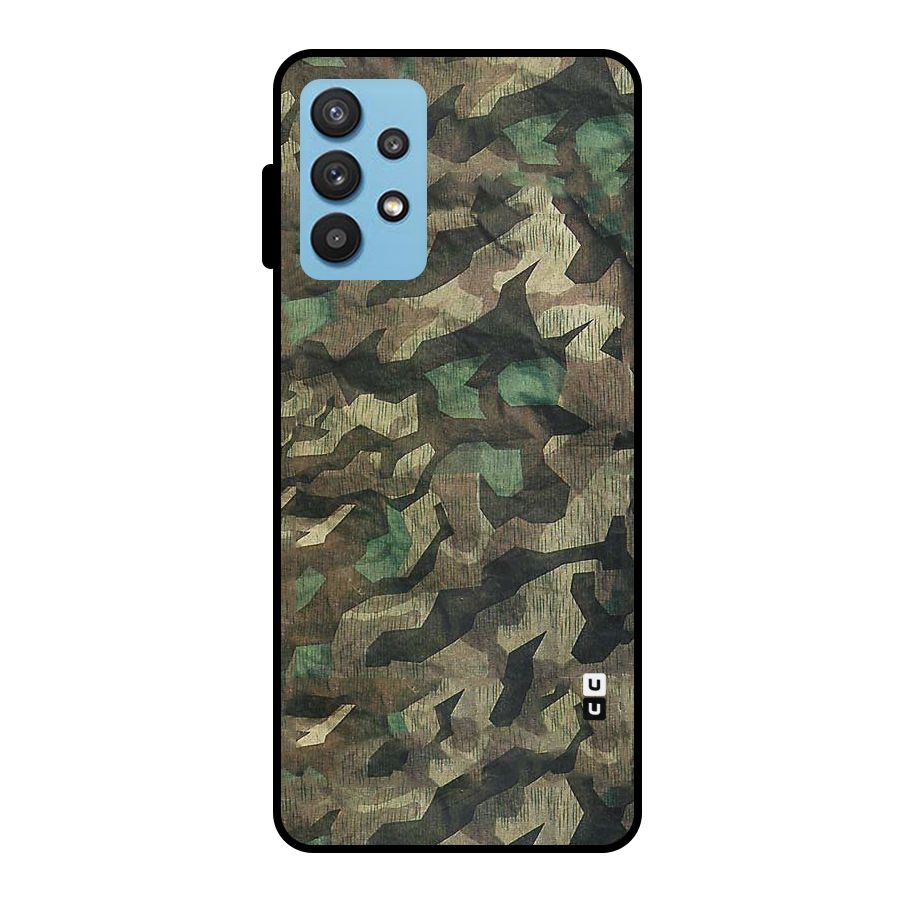 Rugged Army Metal Back Case for Galaxy M32 5G