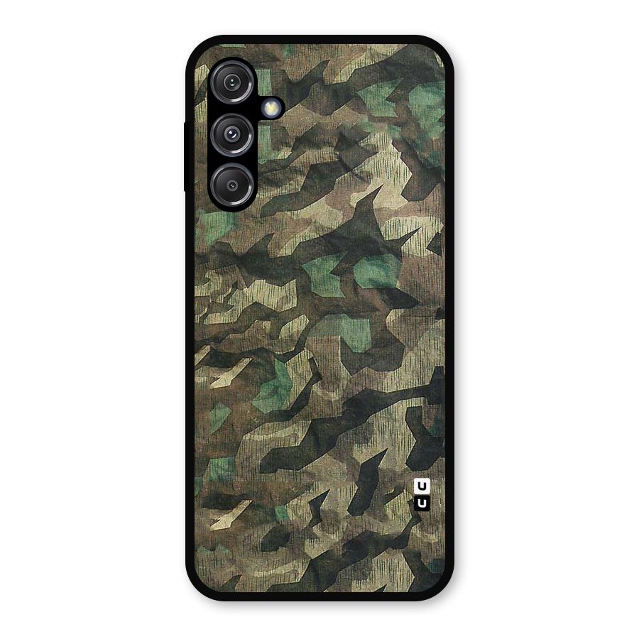 Rugged Army Metal Back Case for Galaxy M34 5G