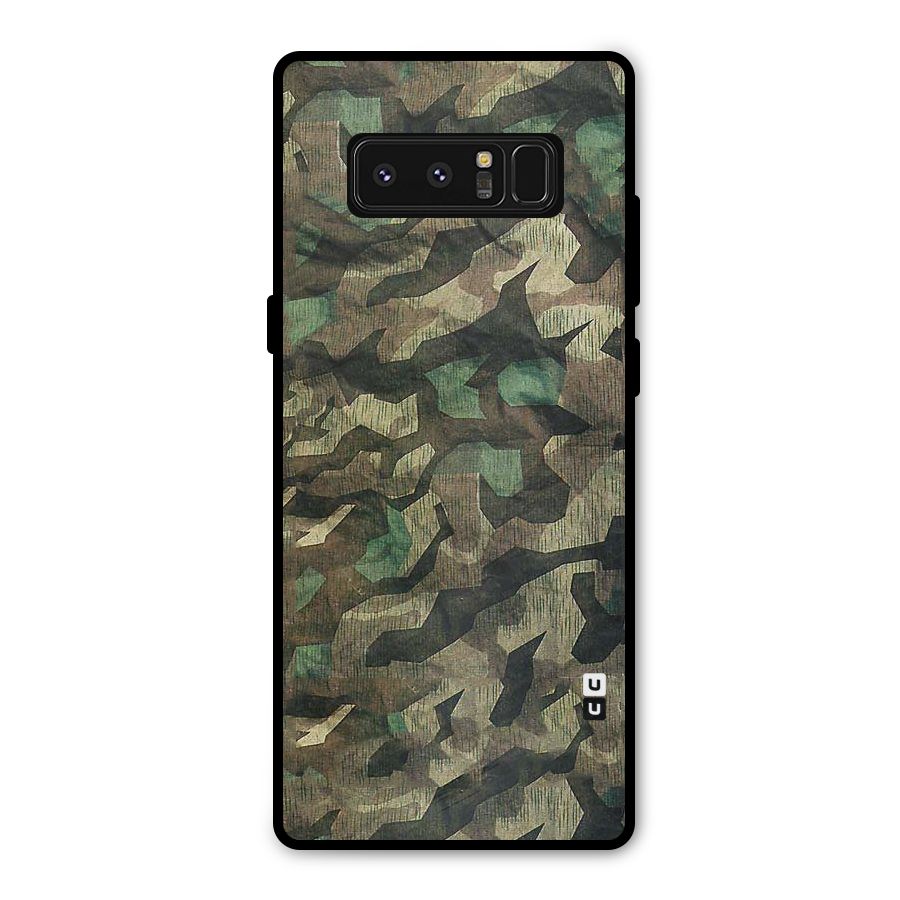 Rugged Army Metal Back Case for Galaxy Note 8