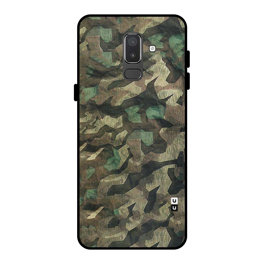 Rugged Army Metal Back Case for Galaxy On8 (2018)