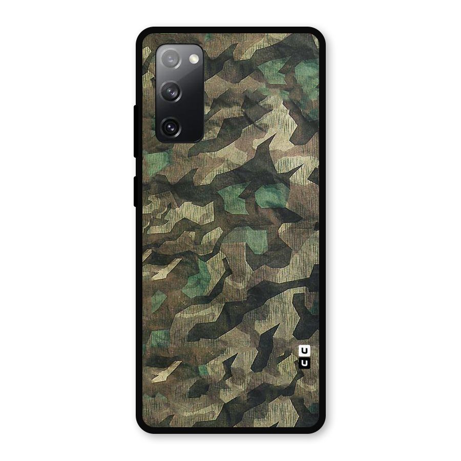 Rugged Army Metal Back Case for Galaxy S20 FE 5G