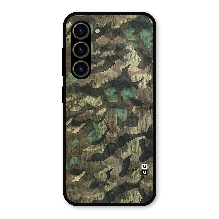 Rugged Army Metal Back Case for Galaxy S23
