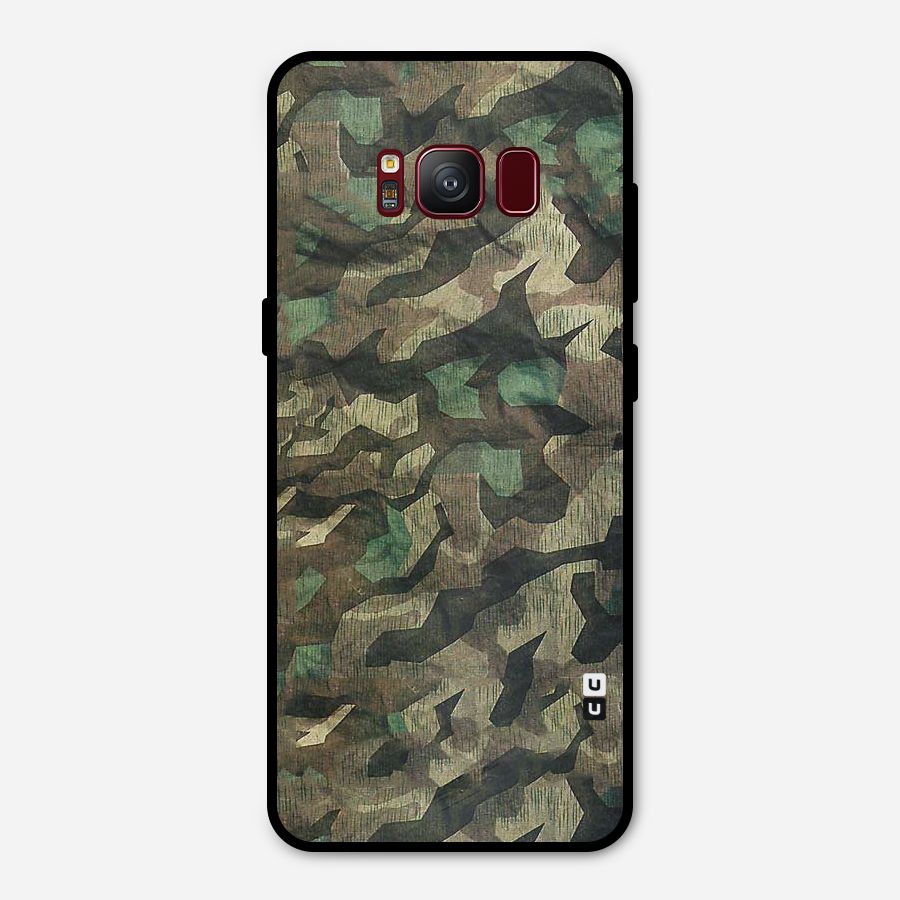 Rugged Army Metal Back Case for Galaxy S8