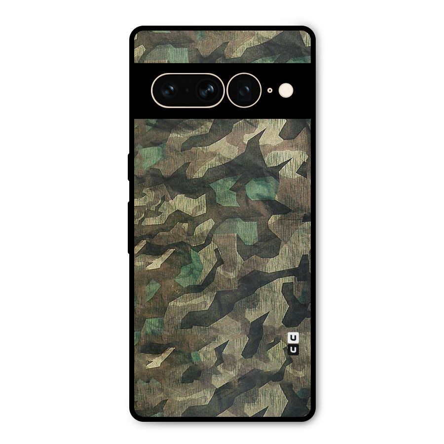 Rugged Army Metal Back Case for Google Pixel 7 Pro