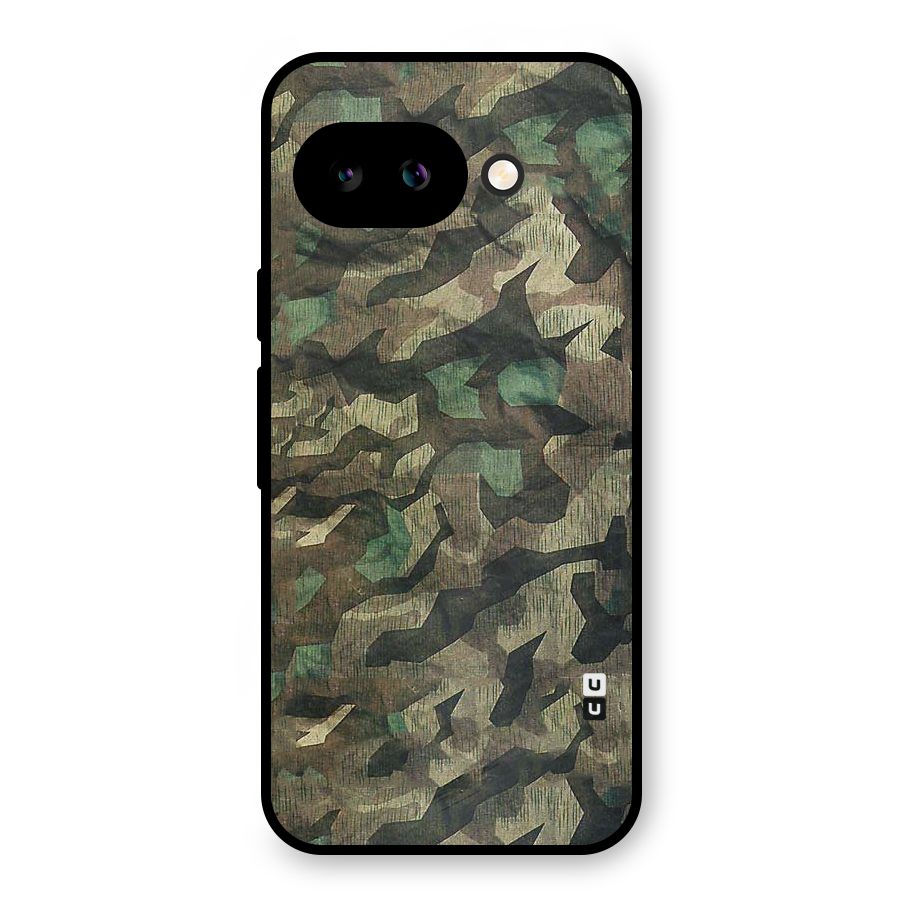 Rugged Army Metal Back Case for Google Pixel 9a
