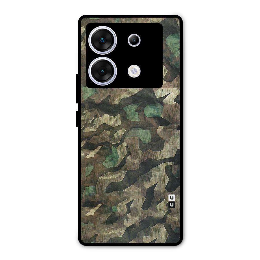 Rugged Army Metal Back Case for Infinix Zero 30 5G