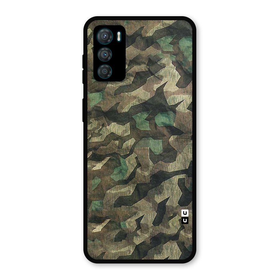 Rugged Army Metal Back Case for Moto G42