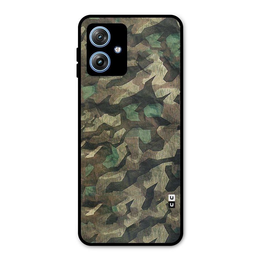 Rugged Army Metal Back Case for Moto G54