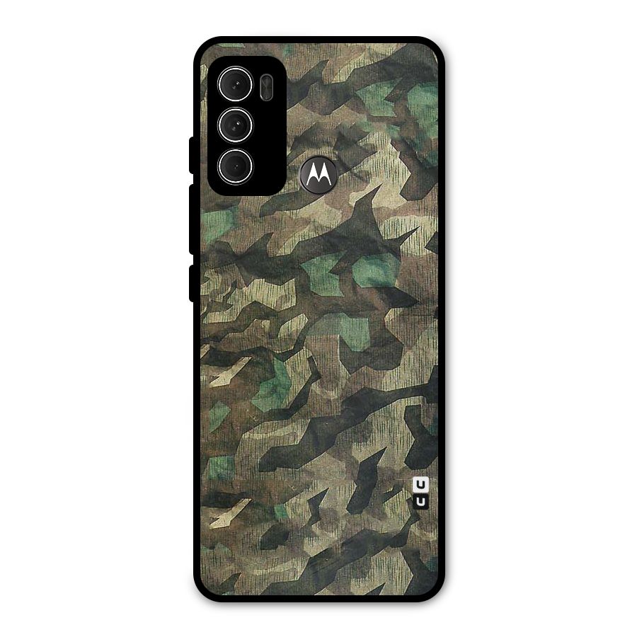 Rugged Army Metal Back Case for Moto G60