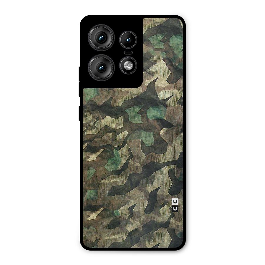 Rugged Army Metal Back Case for Motorola Edge 50 Pro