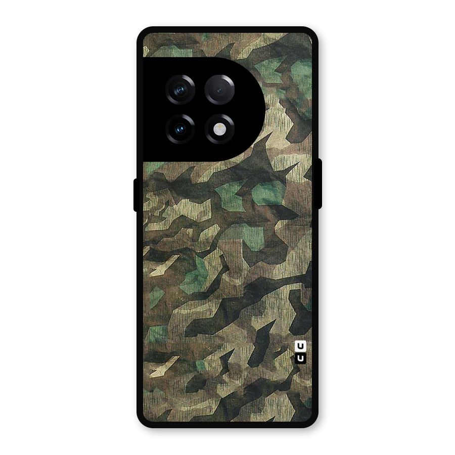 Rugged Army Metal Back Case for OnePlus 11R