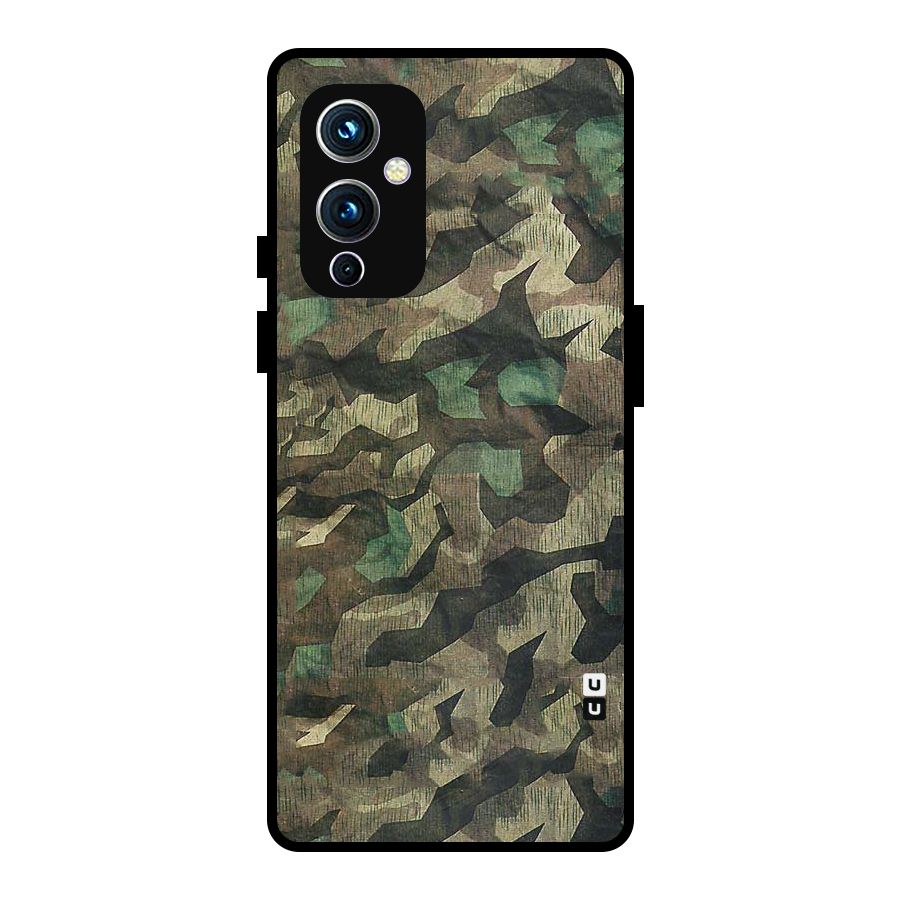 Rugged Army Metal Back Case for OnePlus 9