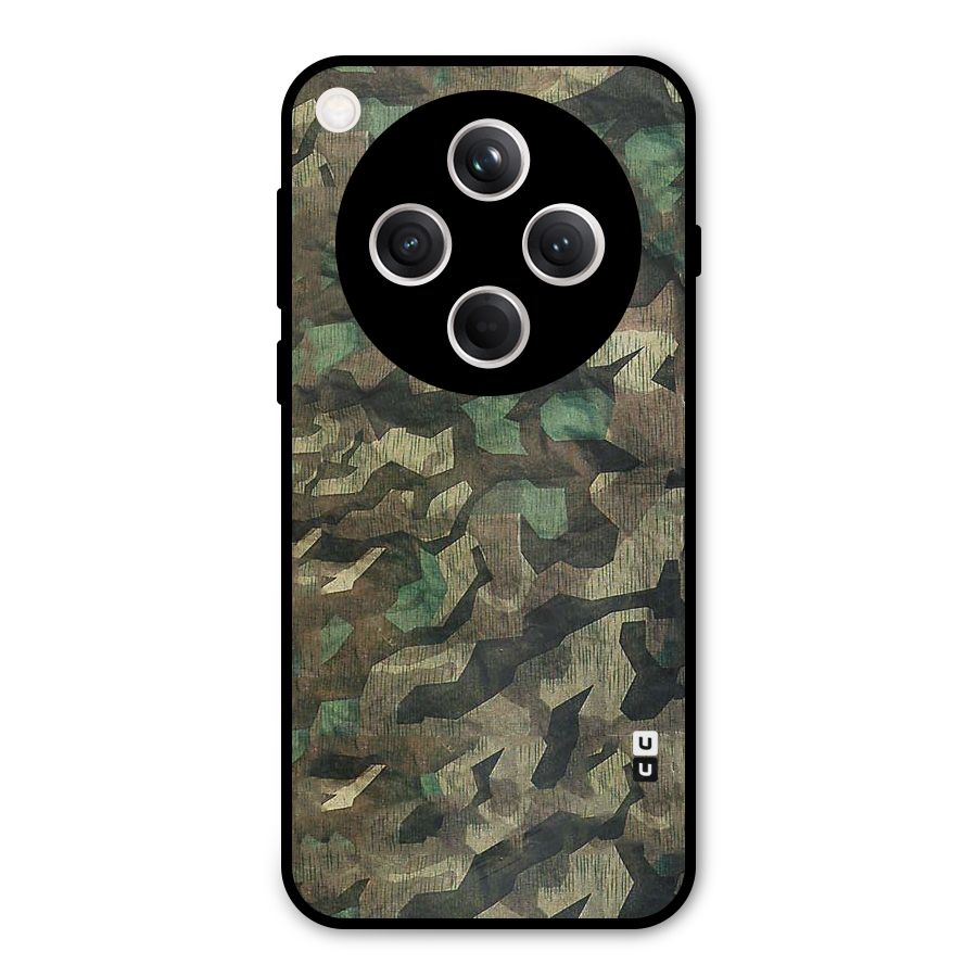 Rugged Army Metal Back Case for Oppo Find X8