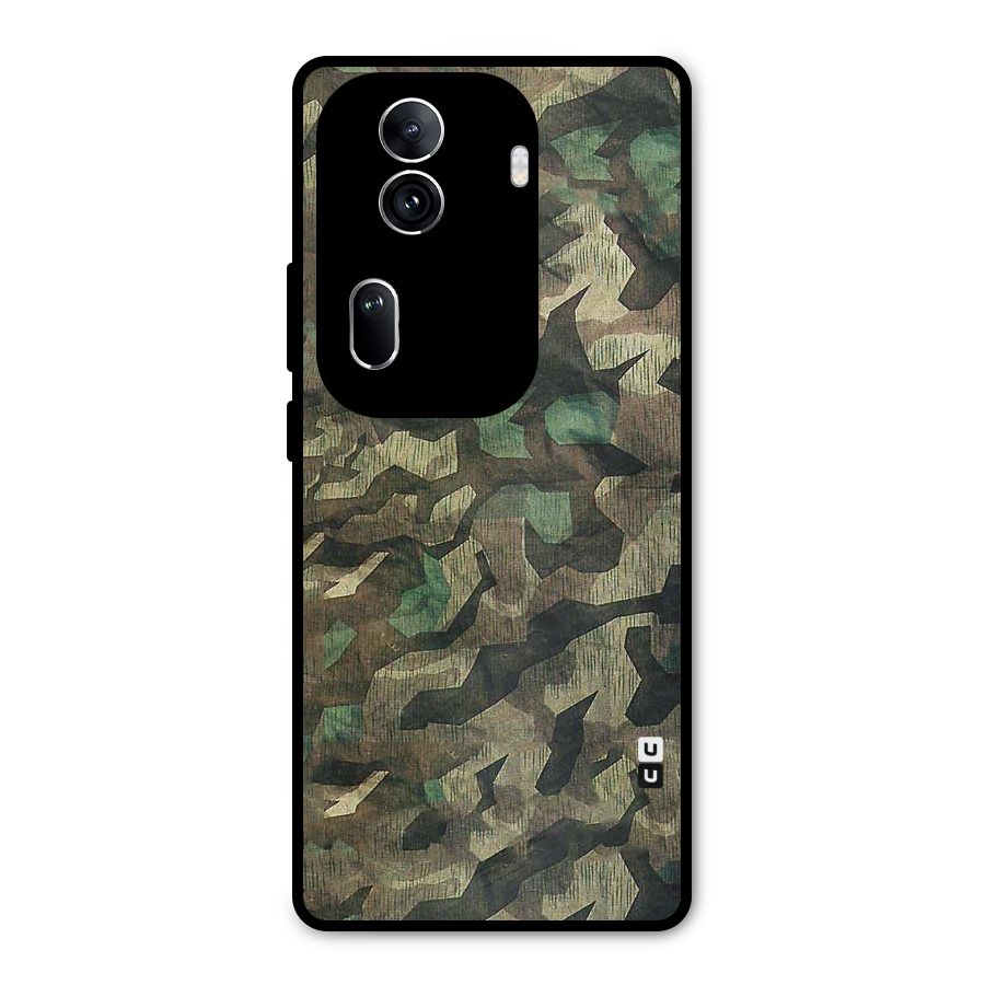 Rugged Army Metal Back Case for Oppo Reno11 Pro 5G