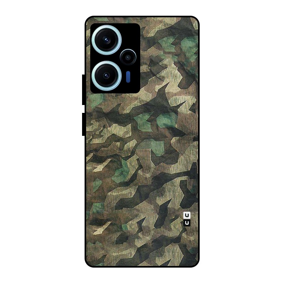 Rugged Army Metal Back Case for Poco F5
