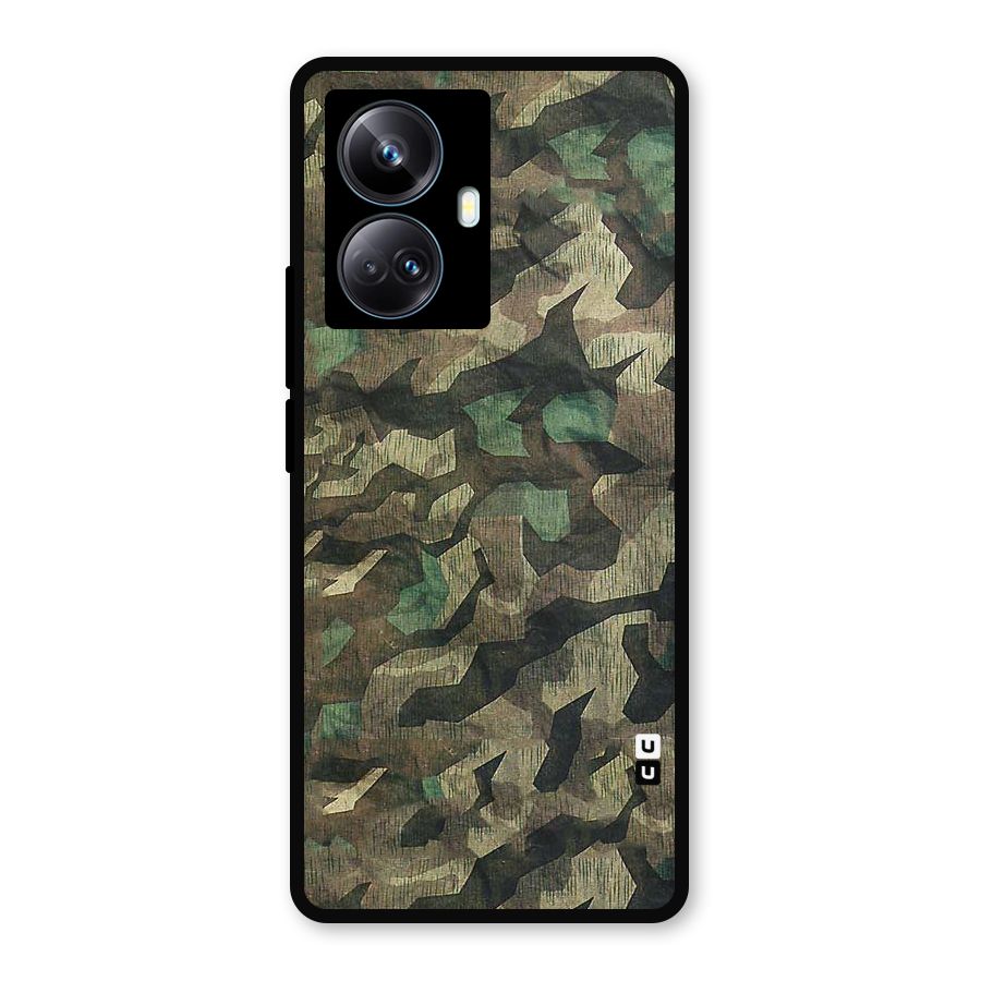 Rugged Army Metal Back Case for Realme 10 Pro Plus