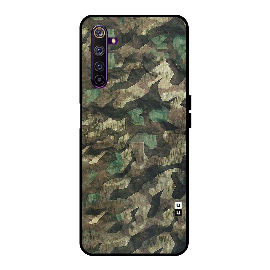 Rugged Army Metal Back Case for Realme 6 Pro