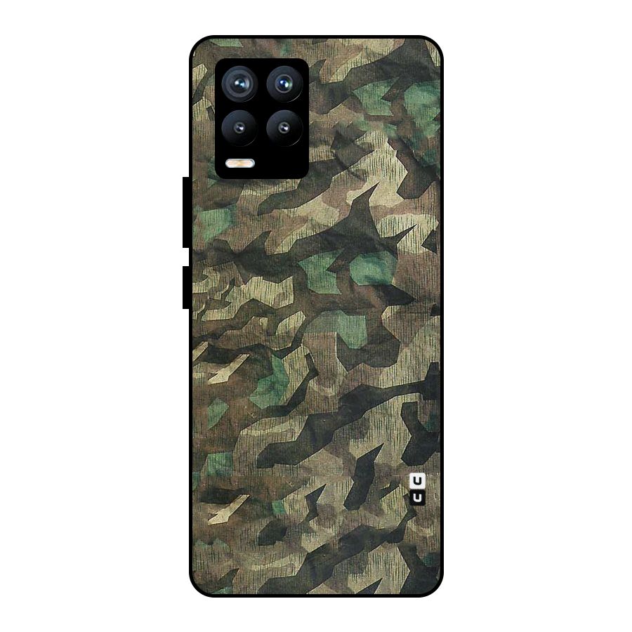 Rugged Army Metal Back Case for Realme 8 Pro