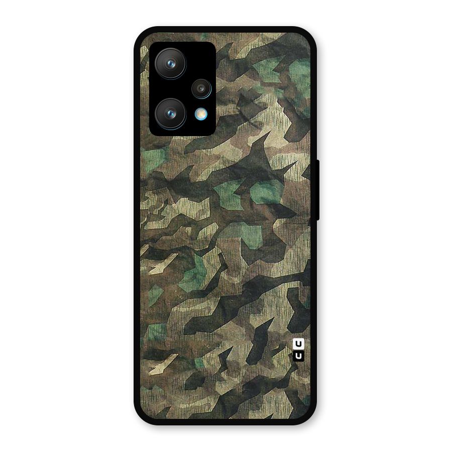 Rugged Army Metal Back Case for Realme 9