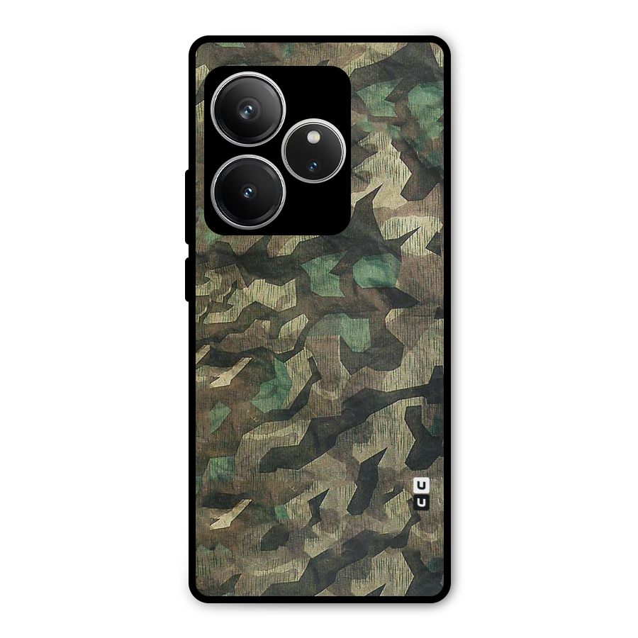 Rugged Army Metal Back Case for Realme GT 6