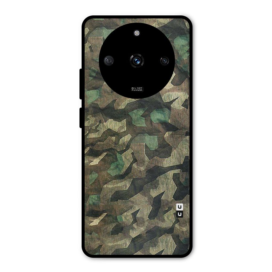 Rugged Army Metal Back Case for Realme Narzo 60 5G