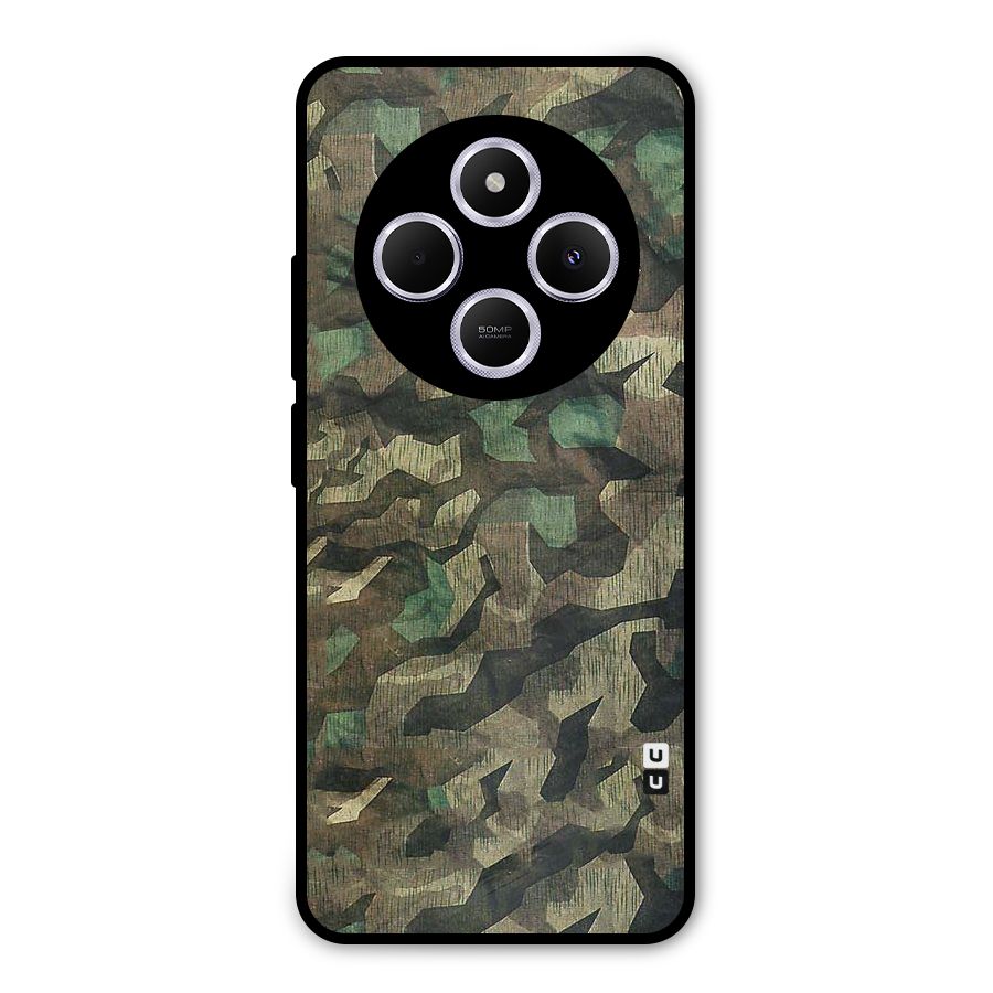 Rugged Army Metal Back Case for Redmi 14C