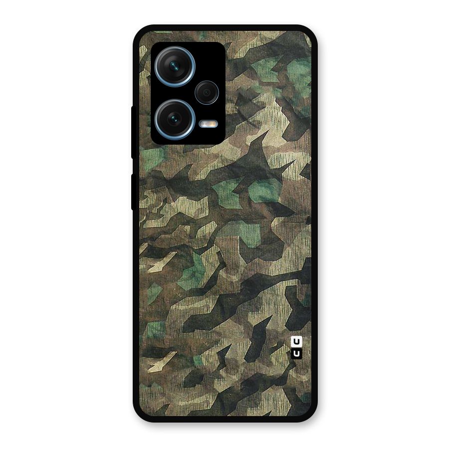 Rugged Army Metal Back Case for Redmi Note 12 Pro Plus 5G