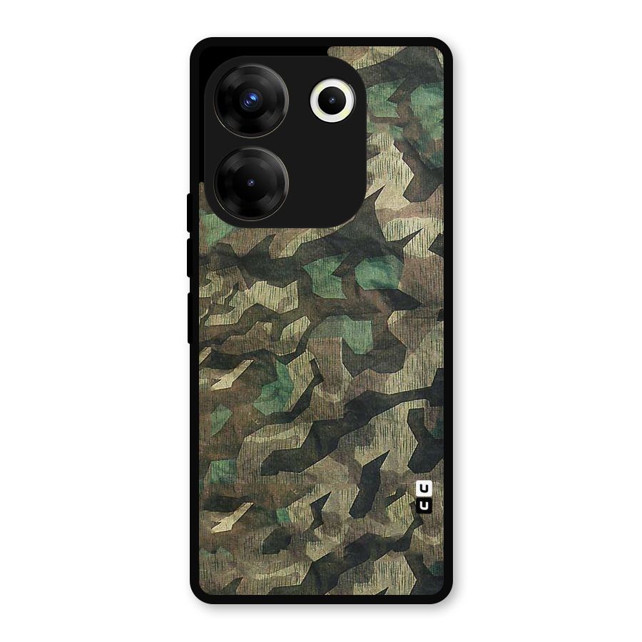 Rugged Army Metal Back Case for Tecno Camon 20