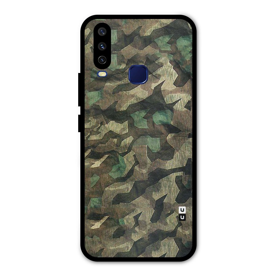 Rugged Army Metal Back Case for Vivo V17