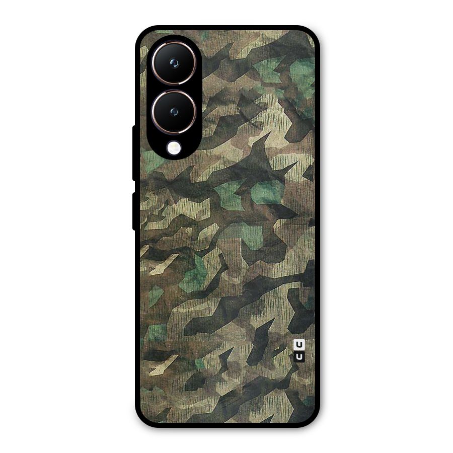 Rugged Army Metal Back Case for Vivo Y28