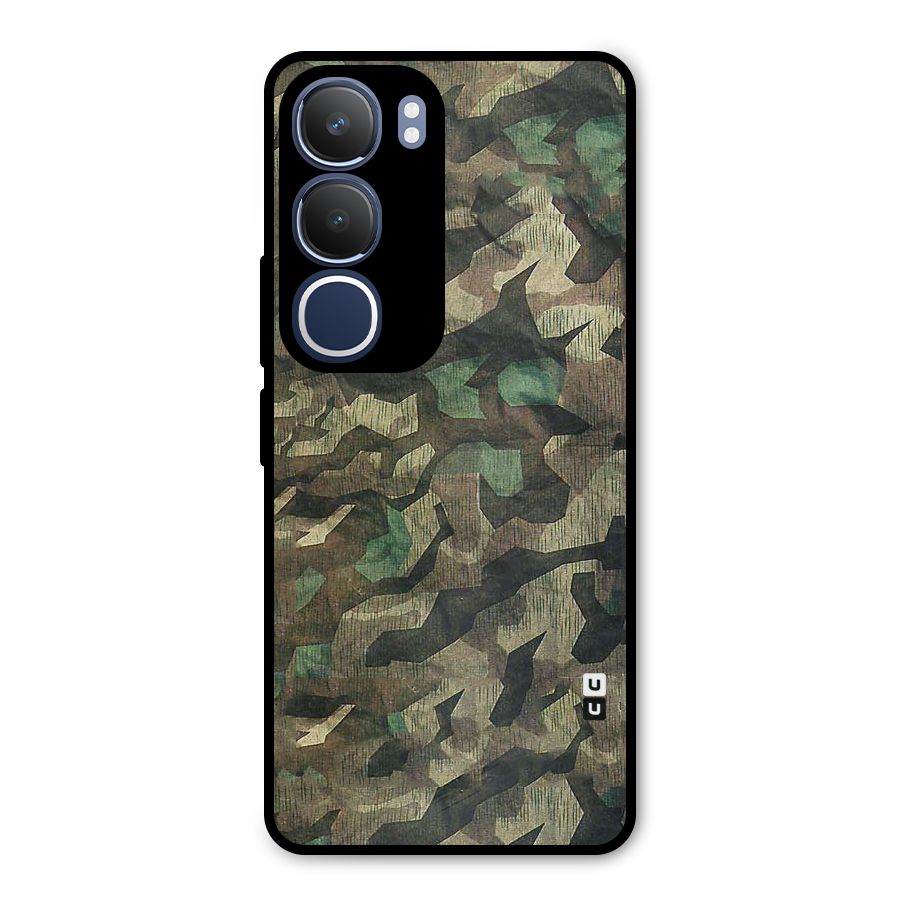Rugged Army Metal Back Case for Vivo Y29
