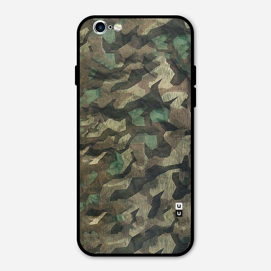 Rugged Army Metal Back Case for iPhone 6 6s