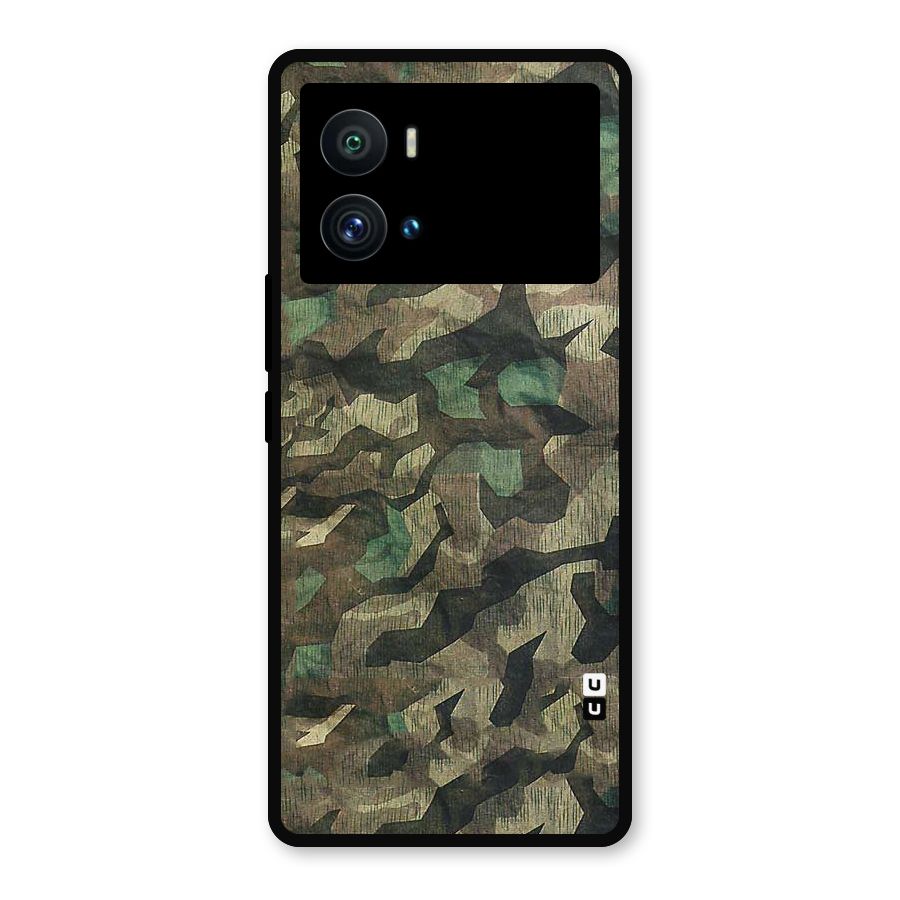 Rugged Army Metal Back Case for iQOO 9 Pro
