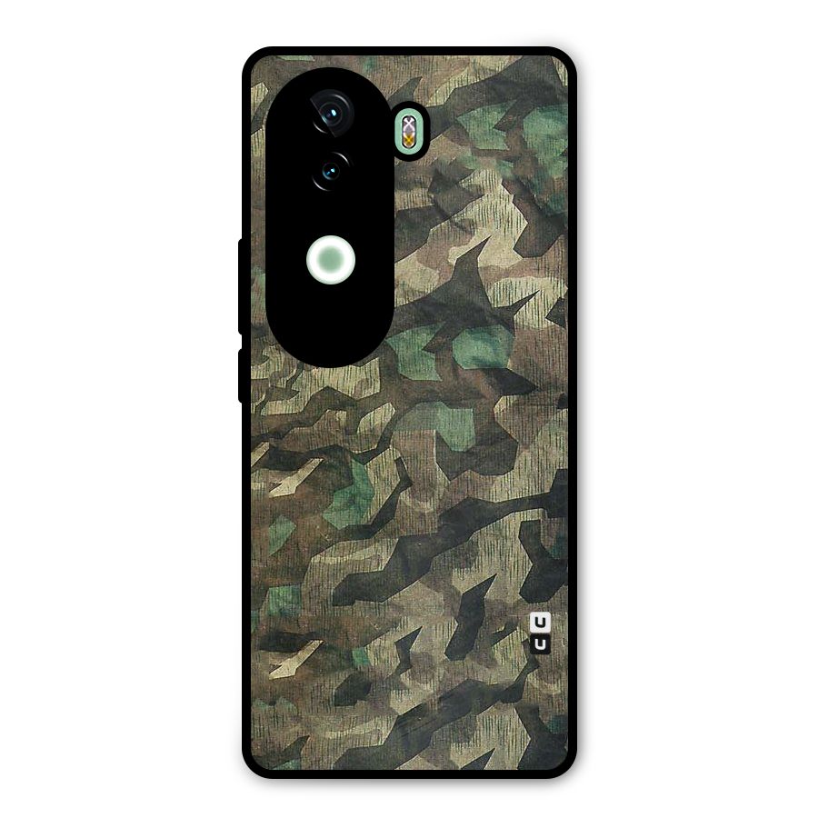 Rugged Army Metal Back Case for iQOO Z9s