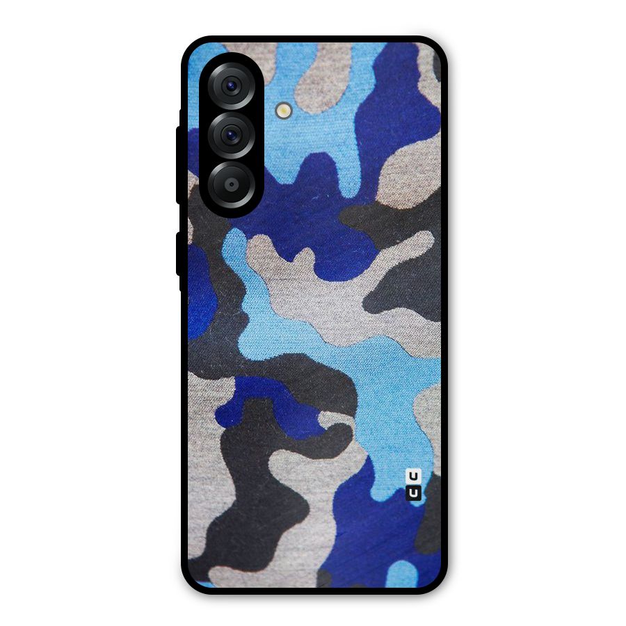 Rugged Camouflage Metal Back Case for Galaxy A56