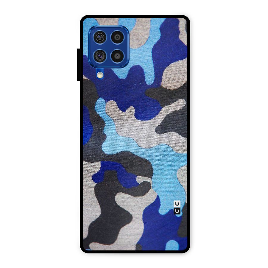 Rugged Camouflage Metal Back Case for Galaxy F62