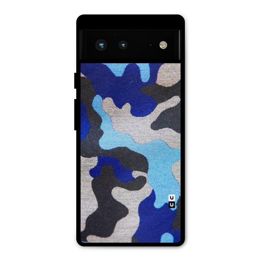 Rugged Camouflage Metal Back Case for Google Pixel 6