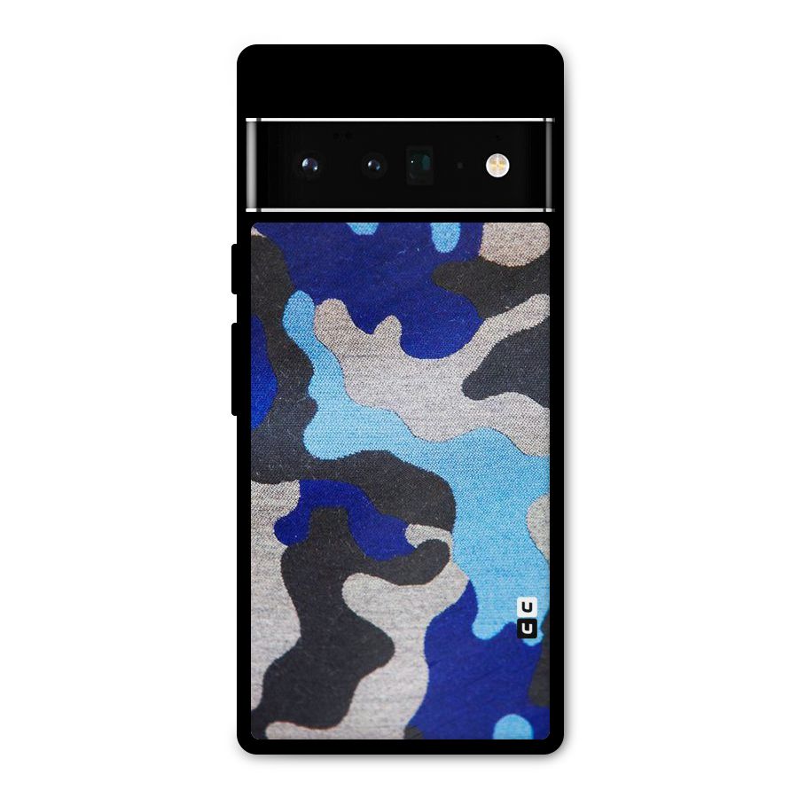 Rugged Camouflage Metal Back Case for Google Pixel 6 Pro