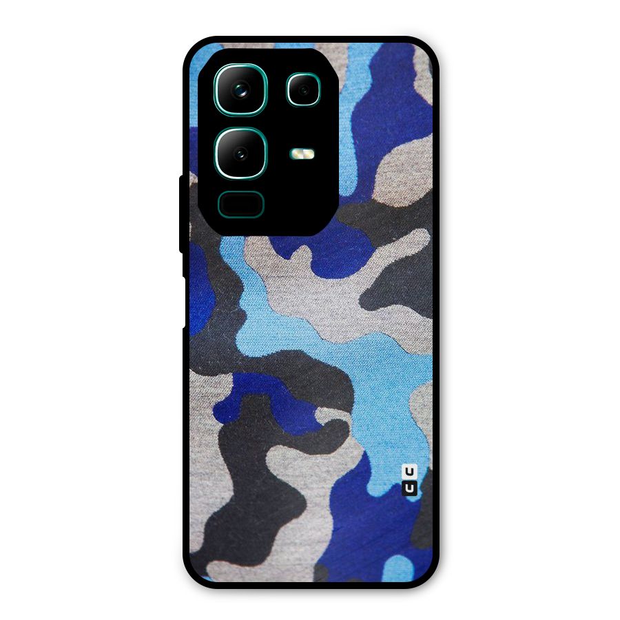 Rugged Camouflage Metal Back Case for Infinix Note 50x