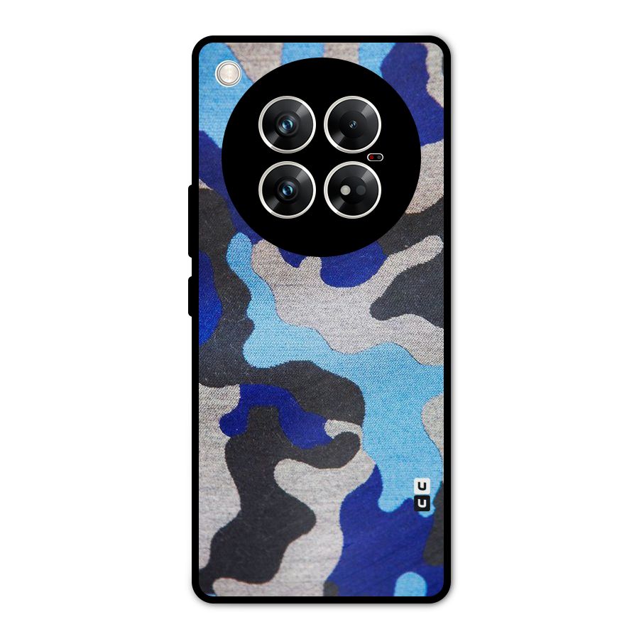 Rugged Camouflage Metal Back Case for Infinix Zero 40 5G