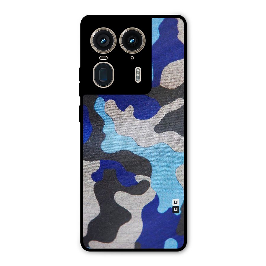 Rugged Camouflage Metal Back Case for Motorola Edge 50 Ultra