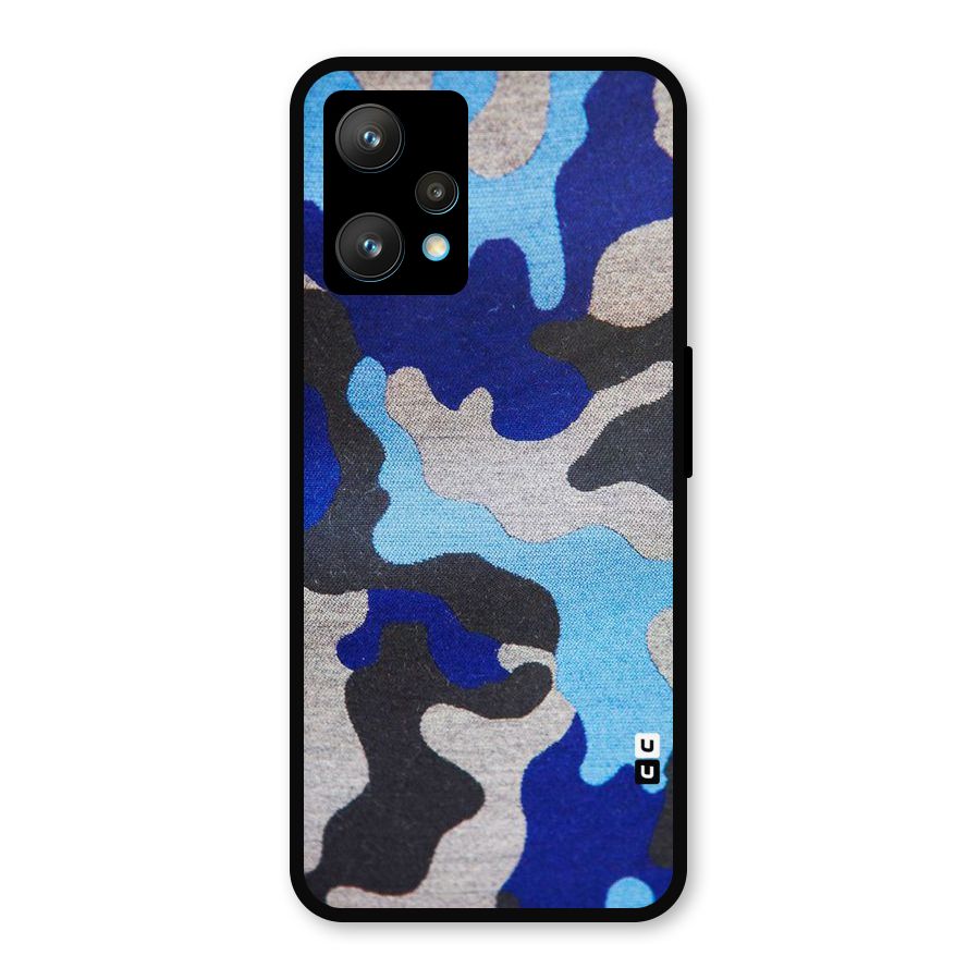 Rugged Camouflage Metal Back Case for Realme 9