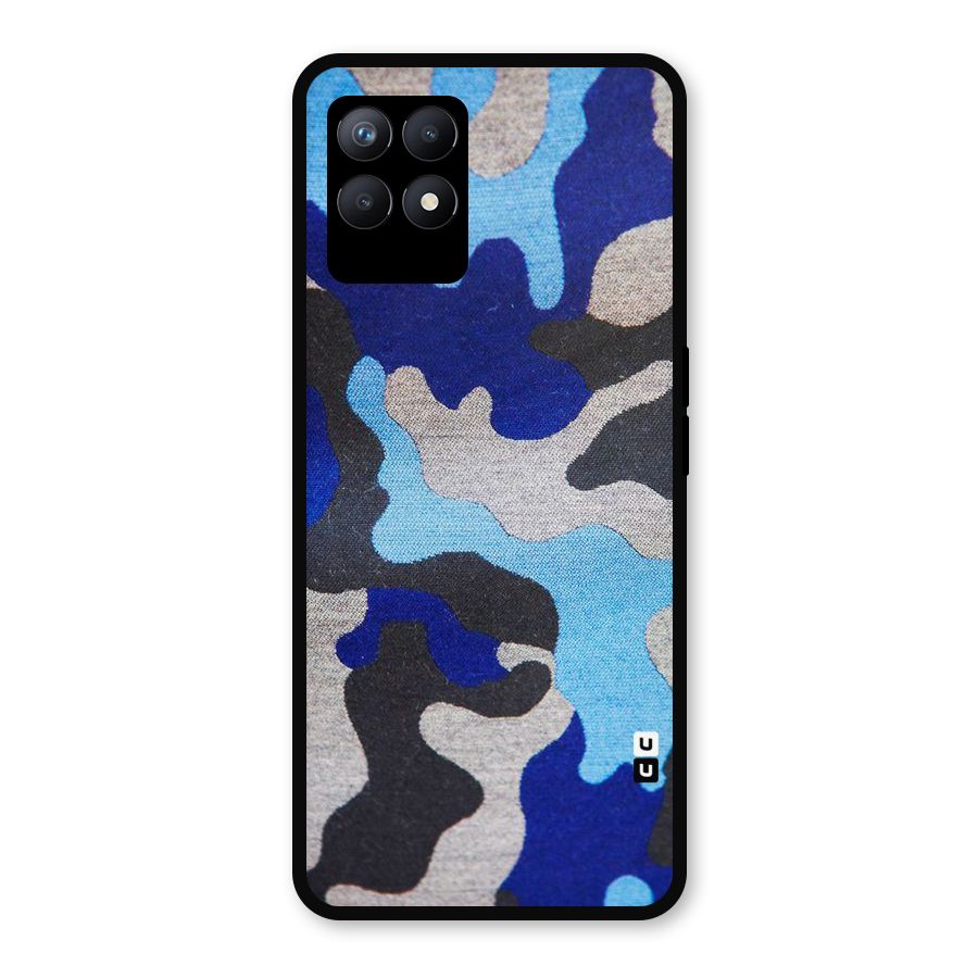 Rugged Camouflage Metal Back Case for Realme Narzo 50