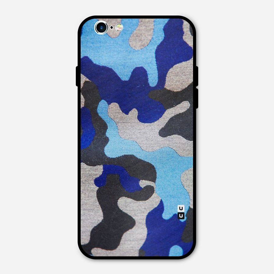Rugged Camouflage Metal Back Case for iPhone 6 6s